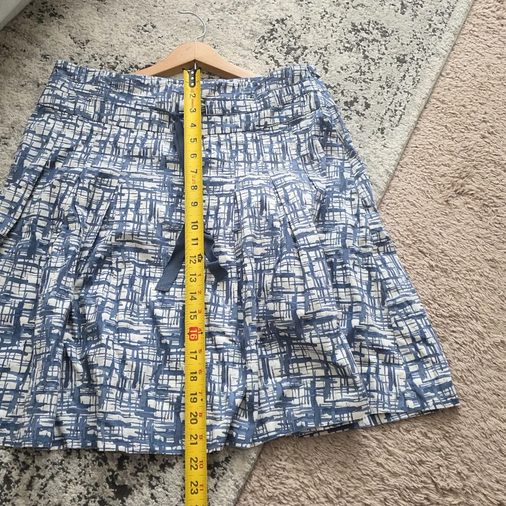 Vintage Y2k Old Navy Cotton Pleated Skirt Womens 12 Cotton Coastal Cowgirl Boho
